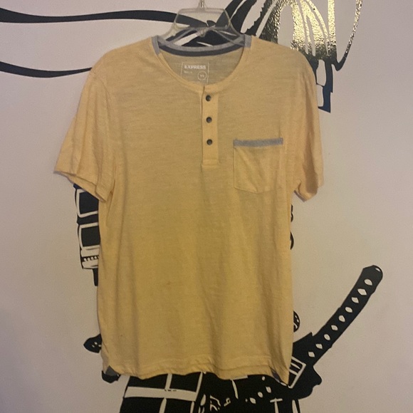 Yellow Express Dress Shirt - Picture 1 of 1